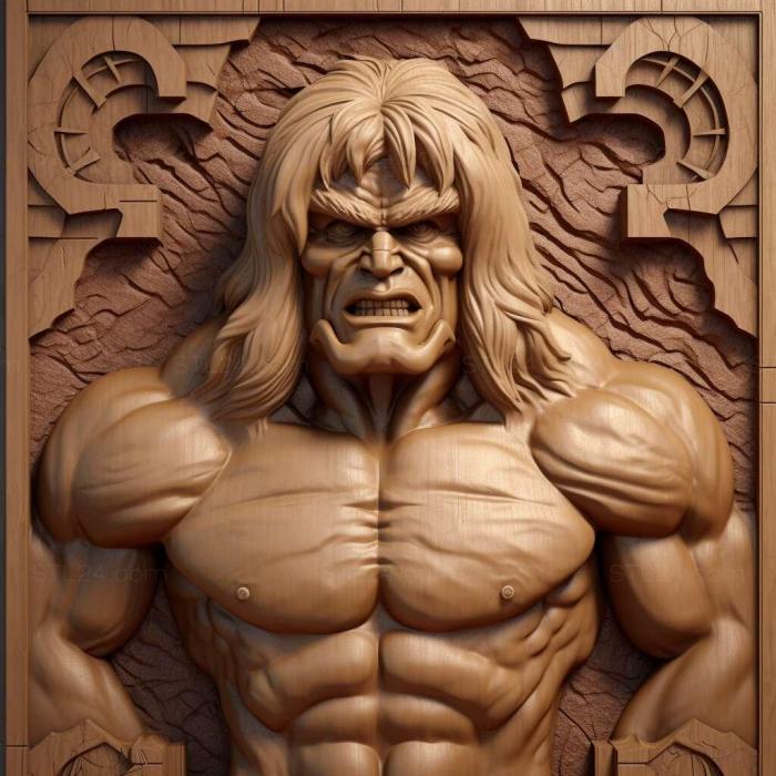 Games (he man 2, GAMES_25474) 3D models for cnc